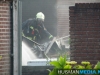 Forse buitenbrand achter woning in Veendam