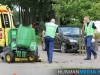 Man op grasmaaier gewond na aanrijding met auto in Bellingwolde